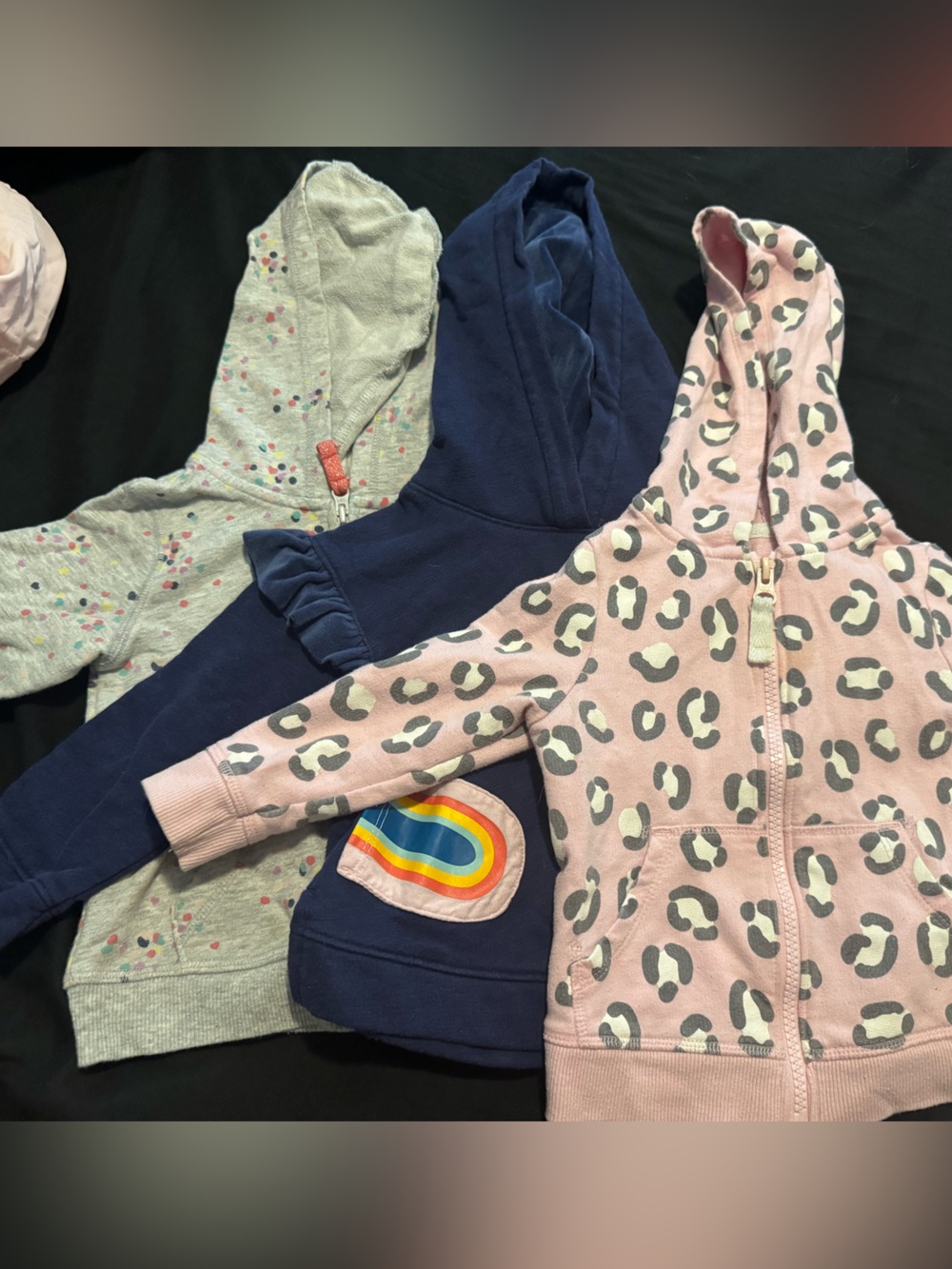Bundle of 3 girls 18m hoodies/jackets